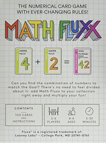 Looney Labs Math Fluxx Card Game - Mathematical Adventure for All Ages - Image 3