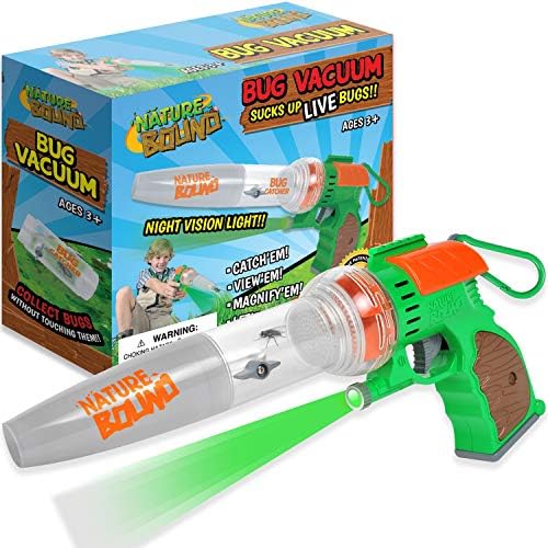 Nature Bound Bug Catcher Toy | Eco-Friendly Bug Vacuum, Catch and Release | Ages 3 to 12 Indoor/Outdoor Play Toy | Includes Capture Core with Magnification | Complete Kit for Kids | Green by NatureBoundToys