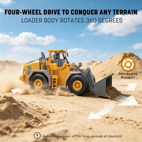 KIDMARKT Metal RC Wheel Loader Toy - Image 5