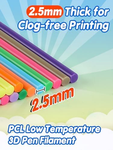 Biubee 2.5mm 32Color 3D Pen Filament Refills Only Fit for 3Doodler Start+ - Image 5
