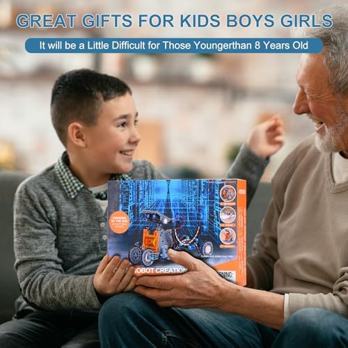 Toys for Ages 8-13,12 in 1 Stem Project Solar Robot Toy for 10 Years Old Autism Boy,Science Kits for Kids Age 8-14,Building Gear Toy Christmas Birthday Gift Idea for Boy Age 8 9 10 11 12 13 14 - Image 3