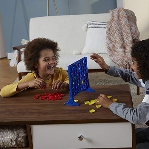 Connect 4 Hasbro Gaming Classic Grid, 4 in a Row Game, Strategy Board Gamesfor Kids, 2 Playersfor Family and Kids, Easter Gifts forBoys and Girls, Ages 6+, ONE Size (Pack of 2) - Image 6