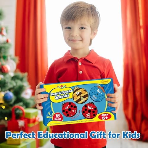 Kasfalci Blends & Digraphs Cards, Phonics Games,Speech Therapy Toys for Toddlers Kids,Learn to Read, Spelling Reading Learning Sight Words Games,Kindergarten Preschool Learning Activities Educational - Image 7