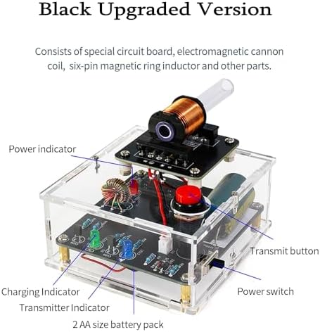 STEM Projects DIY Toys Soldering Practice Kit, Electric Magnetic Transmitter Educational Electronics Kit, Mini DIY Shooting Game Toy Gift for Teens Boys Girls - Image 3