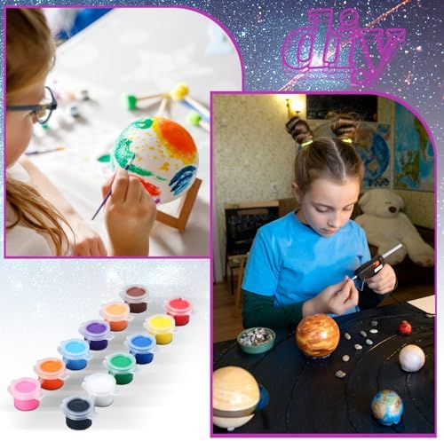 38 Pcs Solar System Model Kit Planets Project for Kids Science - Image 5