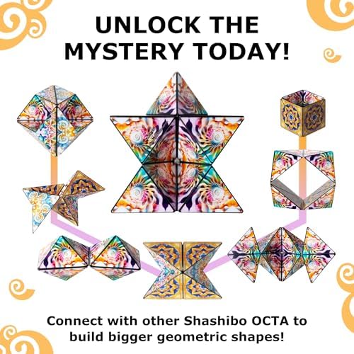 Shashibo OCTA Magnetic Puzzle Toy, Stress Relief Fidget Toy - Image 4
