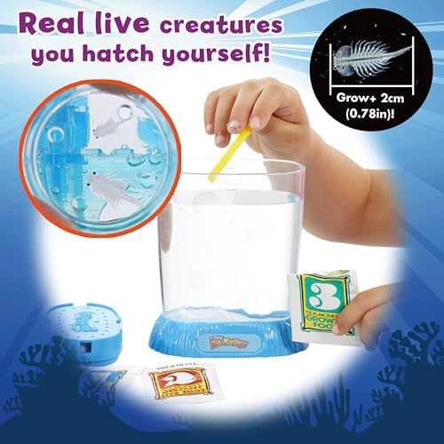 The Original Sea Monkeys - Ocean Zoo - Grow Your Own Pets Science Kit- Includes Eggs, Food, and Water Purifier, Color May Vary - Image 5