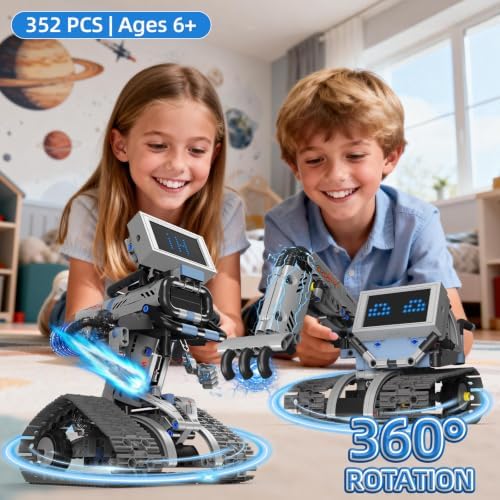 5 in 1 Johnny 5 Robot Building Kit, STEM Robot Building Set with APP & 2.4GHz Remote Control, Technic Transformable RC Robotics Toys for Kids Boys Age 6 7 8 9 10 11 12+, Birthday Gifts - Image 4