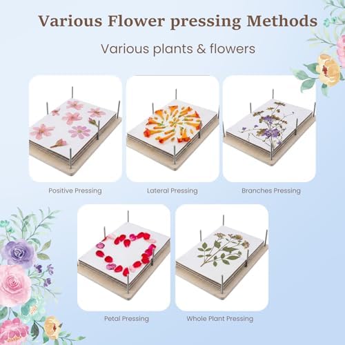 Extra Large Flower Press Kit for Adults, 17" x 11.8" Flower Pressing Kit - Image 6