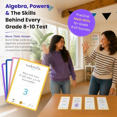 Numberella Deluxe Math Board Game Level 3 | Ages 13-15 | Algebra, Geometry - Image 4