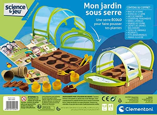 Clementoni - Mon Jardin Sous Serre - Coffret de Laboratoire - Jeu Scientifique de Nature - Activités Pour des Expériences Botaniques - À partir de 7 Ans - Français - 525645 - Image 4