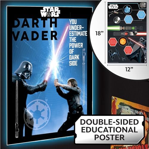 STAR WARS Construct Your Own Lightsabers, Build 2 Lightsabers for Kids, OBI Wan Kenobi Lightsaber & Darth Vader Lightsaber, 6 Year Old Boy Gifts, Toys - Image 3