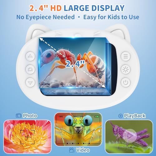 Kids Handheld Digital Microscope 1000X: Science Gift Kit STEM Toy Ages 5-13 - Image 5