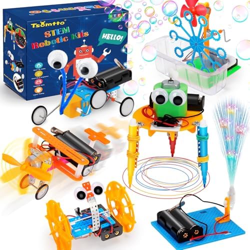 STEM Kits for Kids Robotics Kit Set, Boys Craft Educational STEM Toys Gifts by TSOMTTO