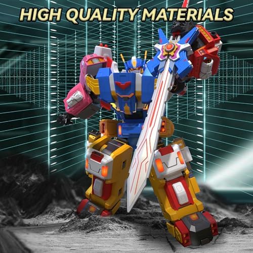 5-in-1 Transforming Vehicles Playset Include Motorcycles, Planes, Go-Karts -STEM Stacking Car Kit, Robot Transformation, Birthday Gift for Toddler Kids 7 Years Old Boys Girls - Image 3