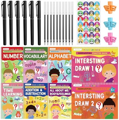 Golinkid Magic Grooved Writing Practice, grooved Handwriting Practice by Golinkid