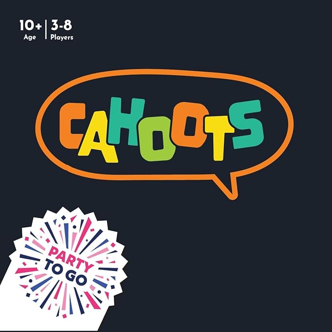 Gamewright - Party to Go - Cahoots Cooperative Hint and Sync Card Game