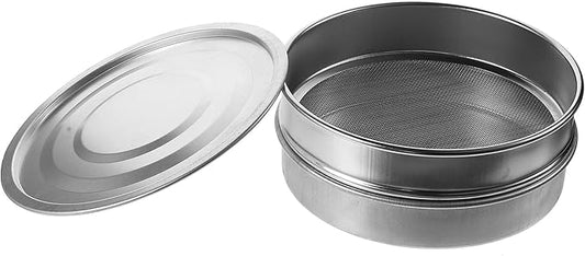 ARTIBETTER Stainless Steel Sprouting Tray Kit Set with Fine Wire Mesh and Base Lid for Seed Germination Easy Growing Sprout Trays for Gardening Healthy Planting Supply at Home and Office