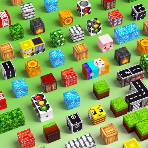 Magnetic Blocks, 100PCS Toys Building Cube Birthday Gifts for Kids - Image 3