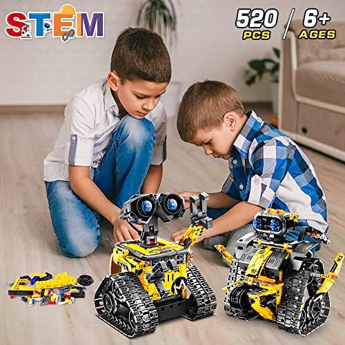 HOGOKIDS 5 in 1 Robot Building Toys for Kids - Remote & APP Controlled Set - Image 4
