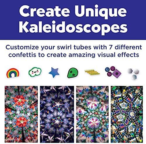 Creativity for Kids Magic Swirl Kaleidoscope Kit - Make Your Own Kaleidoscope for Kids, STEM Toys (Ages 6+) - Image 4