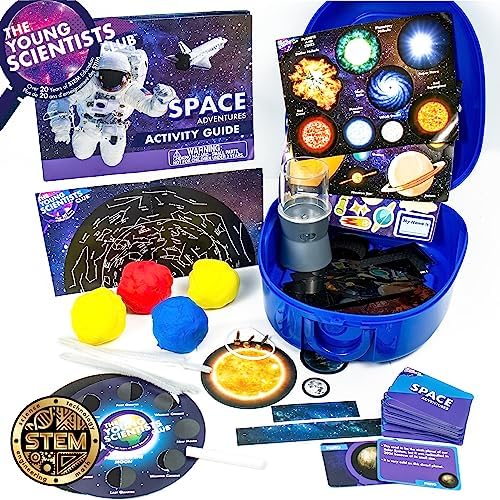 The Young Scientists Club Space Adventures Pack, STEM Kit, 13 Educational Activities, Includes Reusable Backpack, Space Navigator, DIY Constellations, Space Card Game & More, Multi (204755) - Image 2