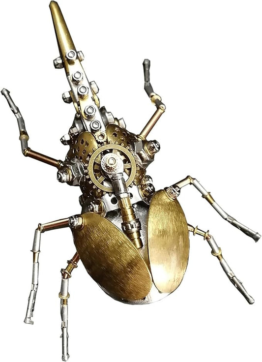 3D Metal Puzzles, Steampunk Bug Sculpture Hercules Beetle Mechanical Insects Model,Metal Building Hobby kit DIY Projects, Fun for Birthday (Aristolochia)