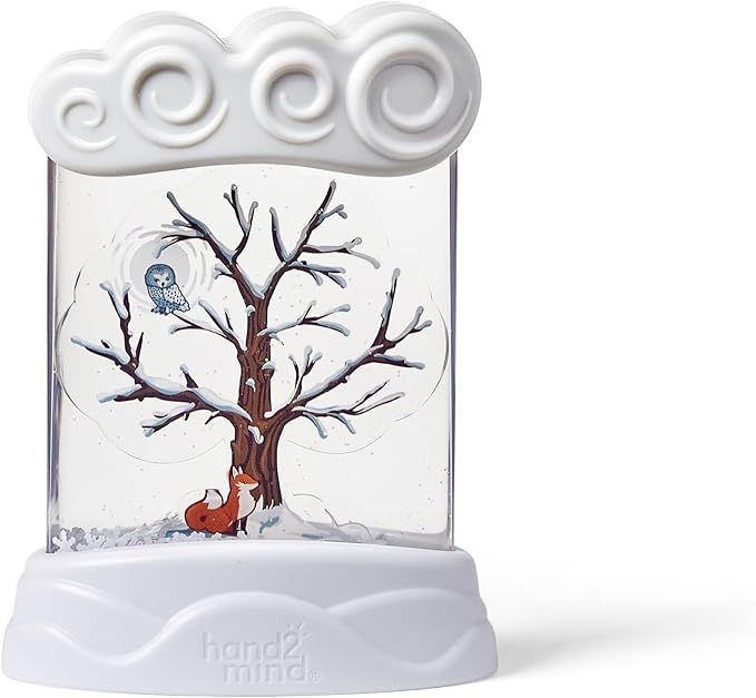 hand2mind Changing Seasons Sensory Tubes, Quiet Fidget Toys for Kids 3-5, Toddler Science Weather Toys, Calm Down Corner Supplies, Preschool Classroom Must Haves