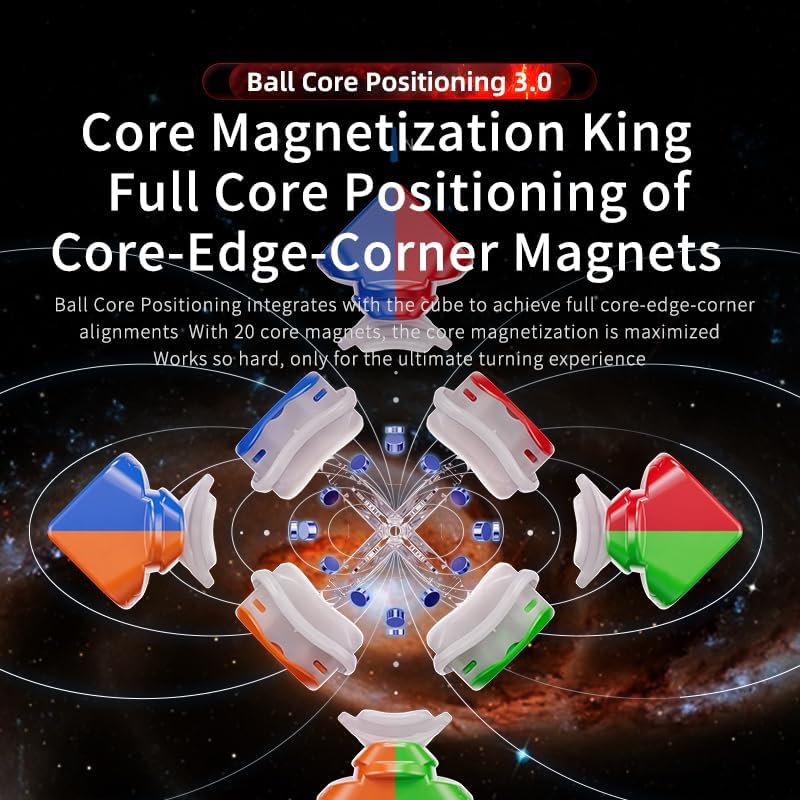 Bukefuno MoYu WeiLong WRM V10 20 Magnetic Ball-Core UV 3x3 Version Speed Cube WeiLong WR M V10 Ball-Core UV Stickerless Magic Puzzle 3x3x3 Cube（WeiLong V10 20 Ball-Core UV 2024 Coated Version） Cubes - Image 4