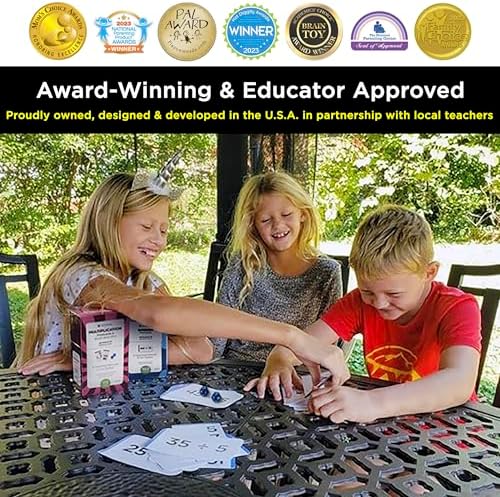 Think Tank Scholar 335 Multiplication & Division Flash Cards (Award Winning) 1 Fact Per Card with Visual Aids – All Facts 0–12 + Dice, Games & Charts – Grades 2–6, Homeschool & Classroom Learning - Image 2