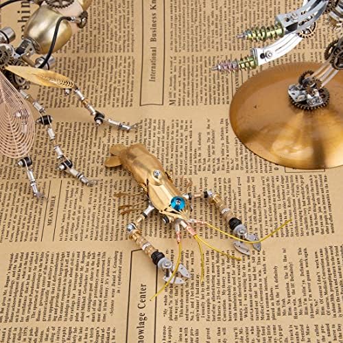 3D Metal Puzzle, Steampunk Lobster Model, Puzzle DIY Craft Kit, Gifts for Teens and Adults (100+PCS) - Image 2