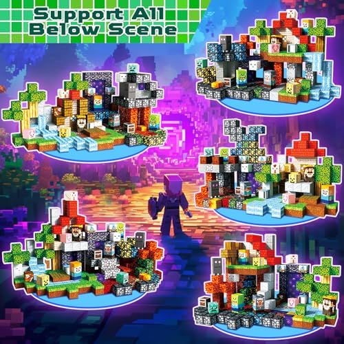 GraceDuck 300 PCS Magnetic Blocks - Magnetic Building Blocks, Stacking Magnets for Kids, Sensory Toy for STEM Montessori Sensory Toys for Kids 3+ Boys Easter Gifts for Kids - Image 3