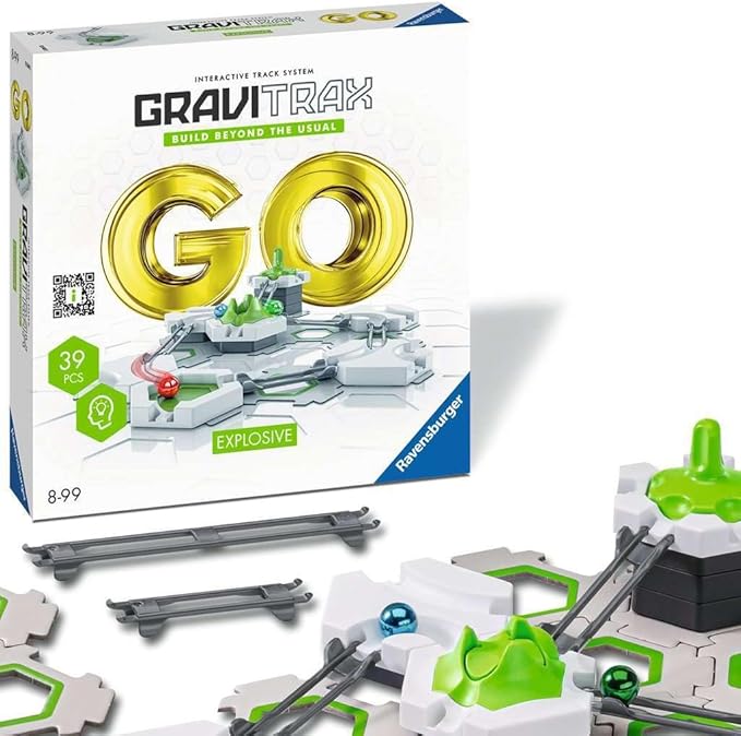 Ravensburger GraviTrax GO Explosive- Marble Run, STEM and Construction Toys for Kids Age 8 Years Up - Kids Gifts