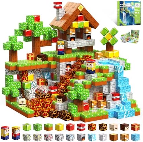 Magnetic Blocks, 100PCS Building Cubes, Boys Kids Gifts Toys by SSAWER