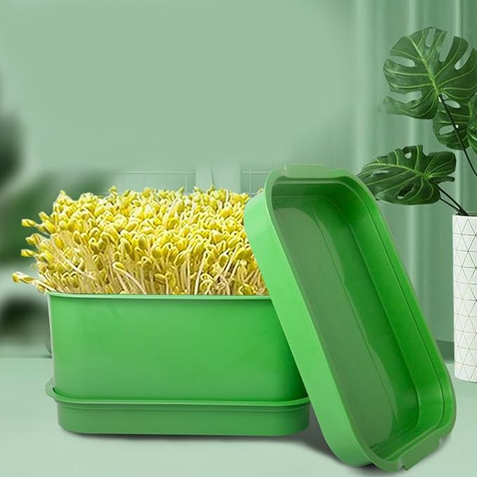 Sprouter Kits Bean Sprout Tray Microgreens Propagators Grow Trays Germinated Indoor Sprouting Tray Small Sprouter