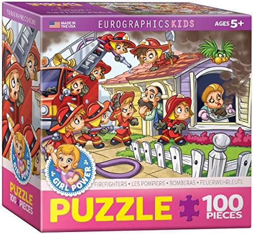 EuroGraphics Girl Power! Firefighters Puzzle (100-Piece) by EuroGraphics