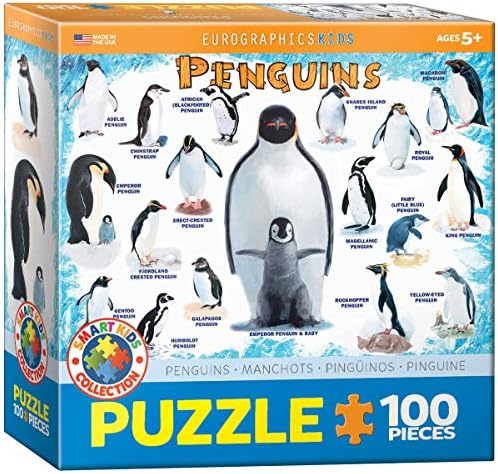 Penguins 100 Piece Jigsaw Puzzle by EuroGraphics