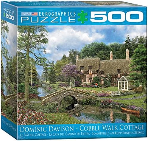Cobble Walk Cottage by Dominic Davidson Puzzle, 500-Piece by EuroGraphics