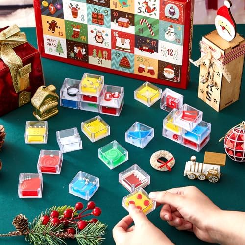 Sumind 24 Pcs 3D Maze Puzzle Cube Brain Teaser Ball Party Set,Festival - Image 4