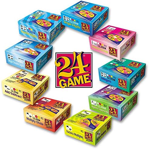 24 GAME 96-Card Deck: Integers Math Card Game - Image 2