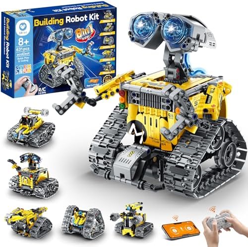Bundle - 2 Items: Sillbird 12-in-1 Solar Robot Toys & Robot Building Kit with Remote Control for Boys Ages 8-14, Christmas STEM Robotics Technic Toy, Coding Science Educational Gift - Image 4