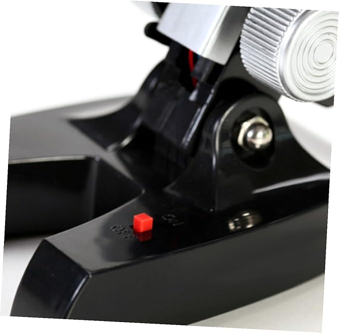 Optical Microscope Kit for Science Educational with Lens Specimens Tweezers Collection Bottles Stem Biology Microscope for Early Development and Observation Skills