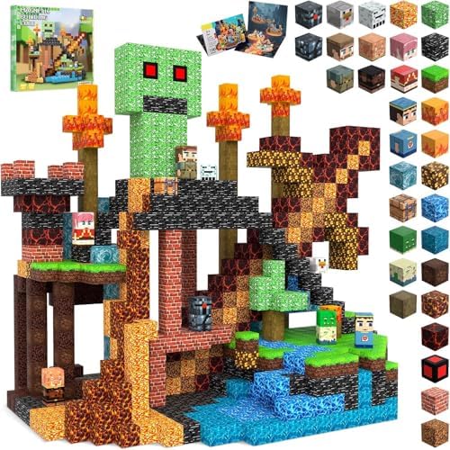Magnetic Blocks, 100PCS Toys Building Cubes Gifts for Kids Ages 3+ by SSAWER