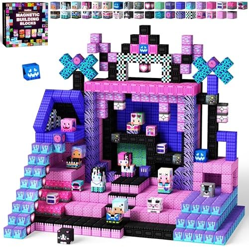 GobiDex 200PCS Magnetic Building Blocks Band Stage with Figures for Girl 3+ by GobiDex