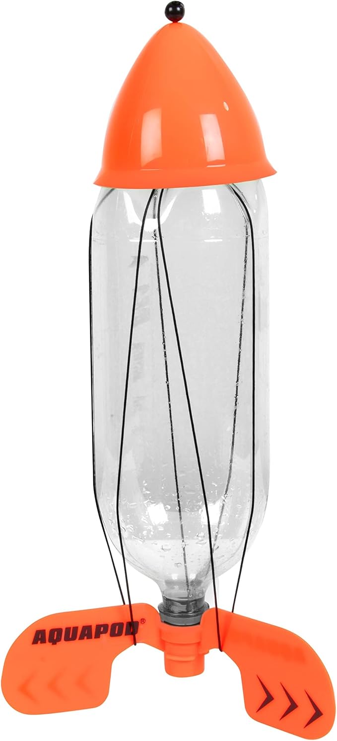 Original AquaPod Water Bottle Rocket Launcher Ultimate Accessory Pack - Soar to New Heights w Launcher Fins, Parachute, & Nose Cone - Fun & Educational STEM Toy- Great Science Gift & Activity for Kids