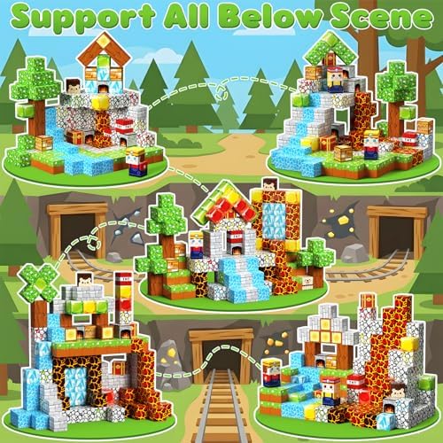 Magnetic Blocks, 100PCS Building Cubes, Boys Kids Gifts Toys - Image 3