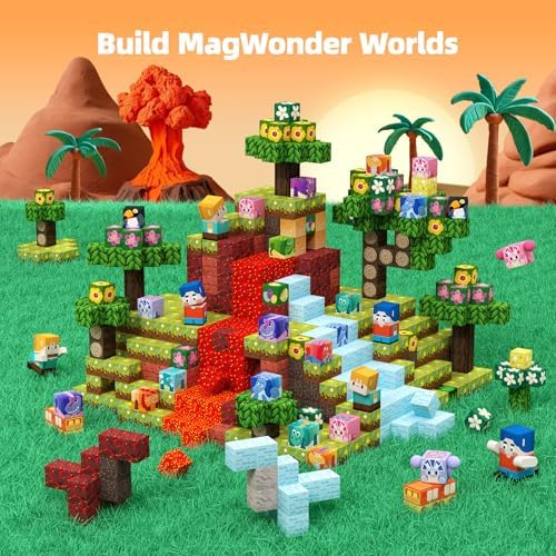 GobiDex 240PCS Magnetic Blocks Set, Dinosaur STEM Educational Toy - Image 7
