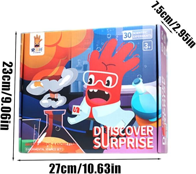 Children's Science Kit - STEM Chemistry Experiments, Fun Hands On Lab Activities, Educational Learning Toy for Kids Home School Classroom, Interactive Science Set, 132 Experiment Projects