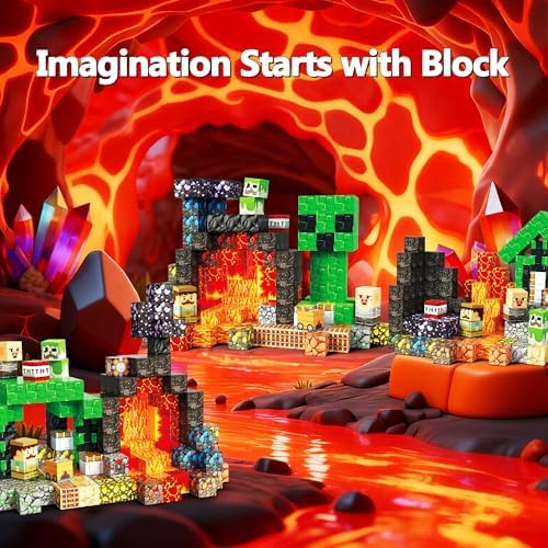 Magnetic Building Blocks STEM Toy Magnet Cubes for Kids 4-12 - Image 2