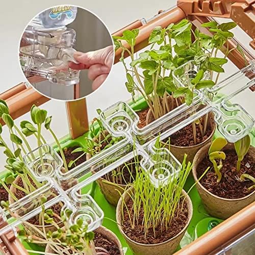DIY Planting Sun Room Children's, Small Scientific Experiment of Vegetable Plant Observation in Sunshine Room Plant Observation House, and a Fun Lighting Toy Set (Color : Red) - Image 4